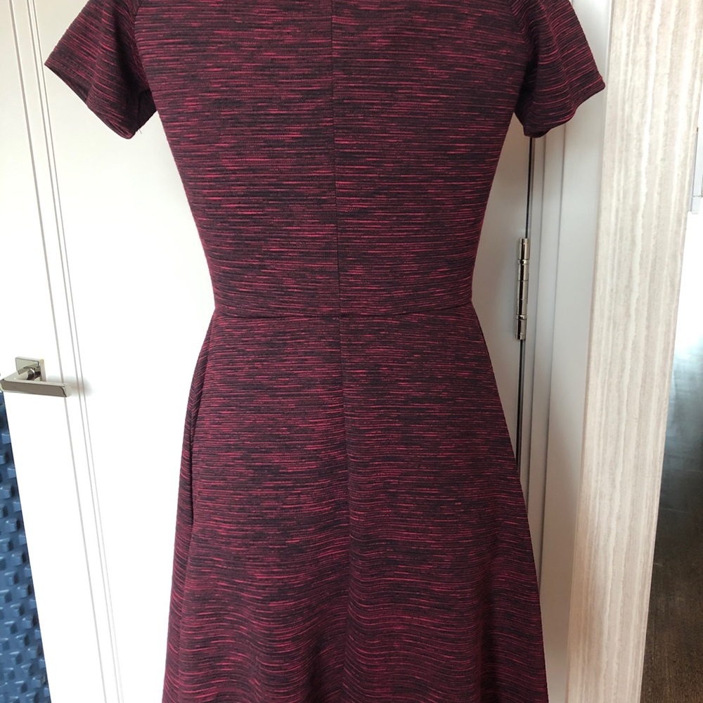 Red boat neck skater dress by aqua new with tags - Picture 2 of 4